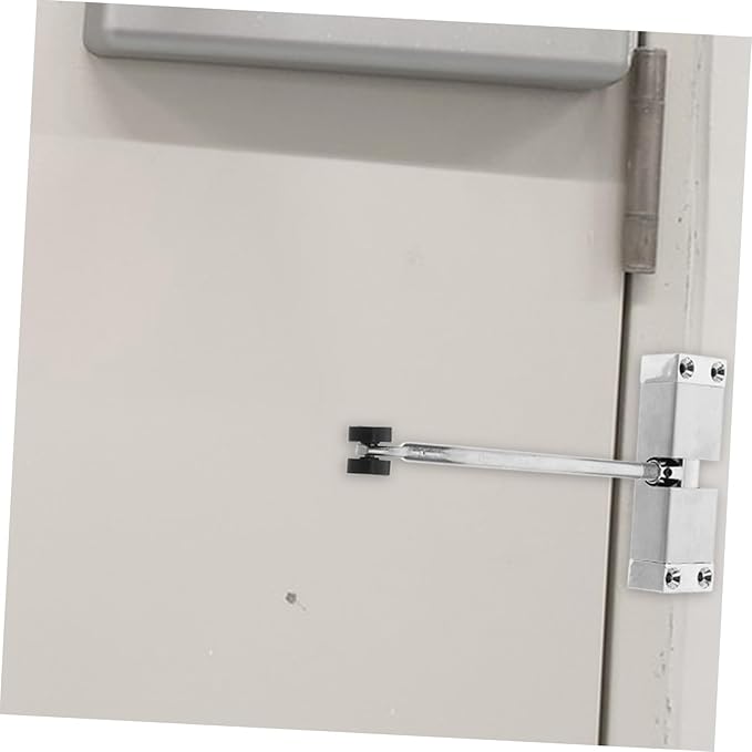 DOITOOL Heavy-Duty Stainless Steel Automatic Door Closer Adjustable Closing Mechanism for Residential and Commercial Use Spring-Loaded Design 1-Pack
