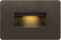 Hinkley Landscape Lighting Luna Horizontal 12v Step Light, Low-Voltage, 2700K, Fits Standard Gang Junction Box, Integrated LED, Bronze