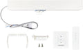 Olideauto Automatic Window Opening System CSD300 with 11-4/5'' Running Trip+One pcs 3-3/8'' Outlet Gang Box,White Color Automatic Electric Window Opener
