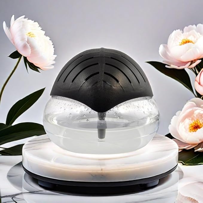 Water Air Purifier, Humidifier & Aromatherapy Diffuser in One, Essential Oil Diffuser for Home, Fresh Air Machine (Black) - 1000ML