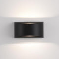 Black Modern LED Wall Sconces Set of Two Hardwired Wall Sconces Indoor Up and Down Wall Mount Light Hardwired Indoor Wall Lights(Bulb not Included)