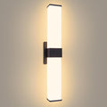 Kalium 24in Modern Wall Sconces, Dimmable Bathroom Vanity Lights, 3000K Warm White LED Indoor Sconces Lighting for Bathroom, Stairs, Living Room, Bedroom. Hardwired.