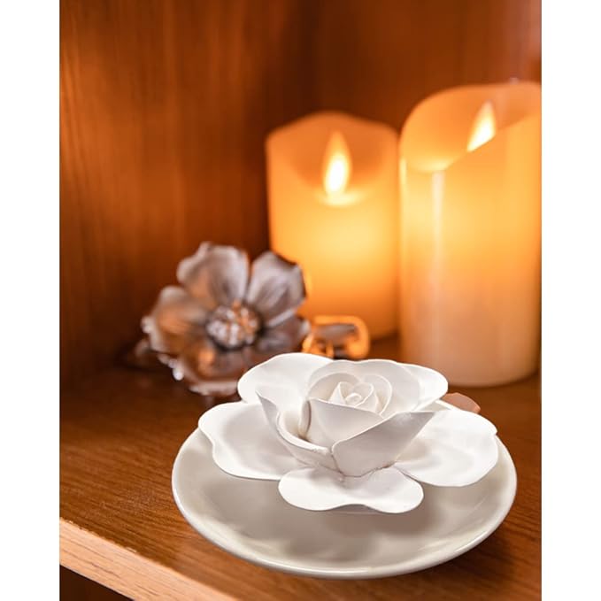 Passive Oil Diffuser for Essential Oil-Non-Electric Porcelain Aromatherapy Diffusers for Small Mini Room, Desk Decorative, Bathroom