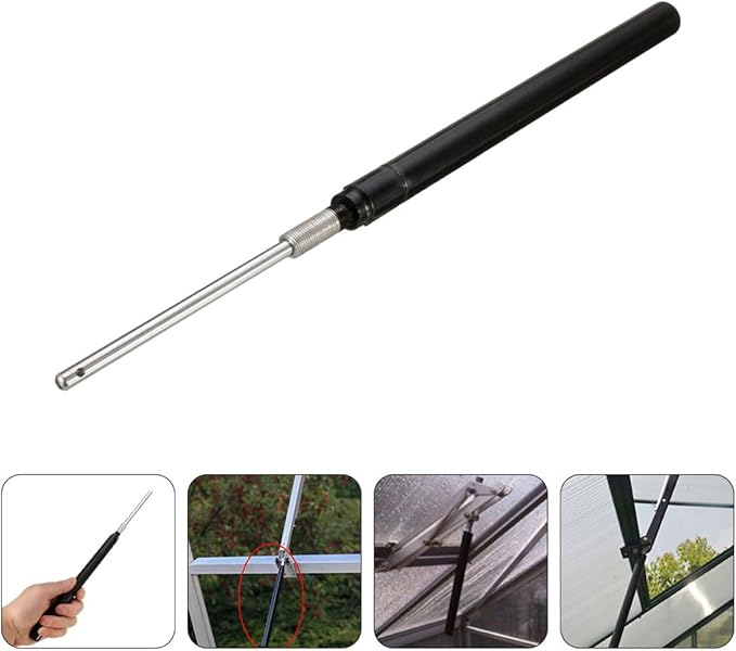 Mikikit Automatic Greenhouse Window Opener Cylinder Replacement Vent Opener for Outdoor Roof Auto Vent Opening Temperature Controlled Patio Farm Use