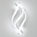 AUA LED Wall Sconce, 21W Modern Spiral Wall Sconce Lighting, 6500K Cool White Indoor Wall Light for Bedroom Living Room Office Restaurant Hallway, Wall Mounted Lamp