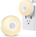 Night Light Plug in, Motion Sensor Night Lights Plug in Wall. 200LM Ultra Bright Soft Warm White nightlights, Smart Movement Sensor, Energy Efficient(Warm White 2Pack)