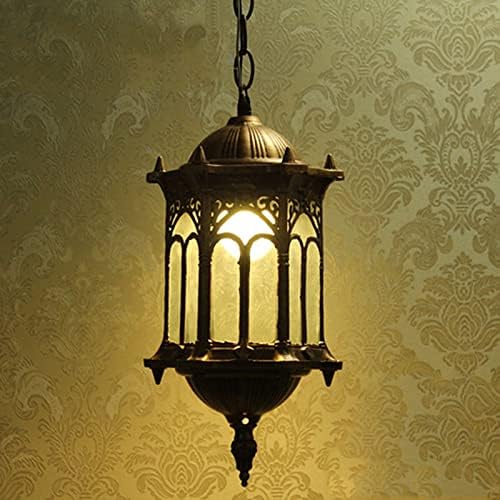 Europe Outdoor Hang Light Retro Garden Balcony Pendant Lamp Restaurant Decoration Lighting Study Villa Yard Luminaria,chandalier