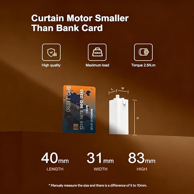 WiFi Smart Curtain Motor Track System, Dual Motor Independent Control Electric Drapery Rods, Mini Automatic Opener for Alexa Google Home, 1.2N.m Heavy Duty (5 meters (196.8 inches))