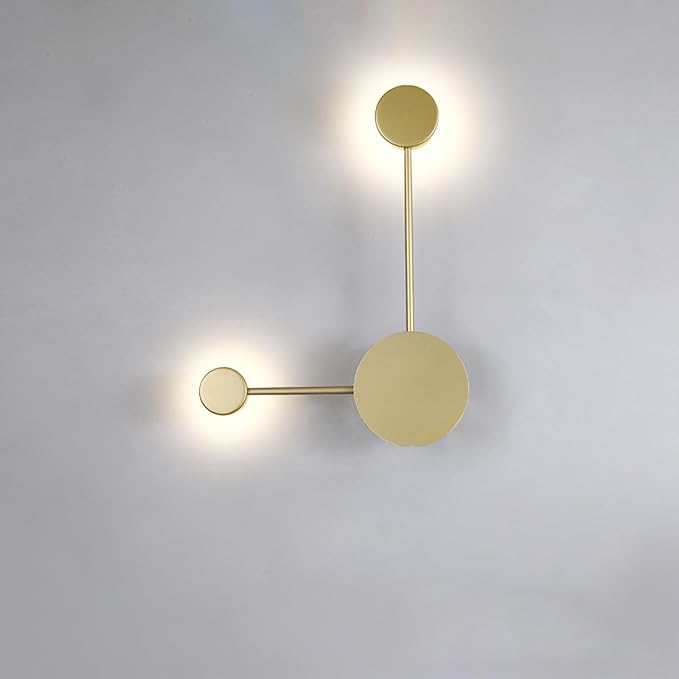 Lights LED Modern Indoor Nordic Circle Background Creatively Decorative Acrylic for Living Room Bedroom