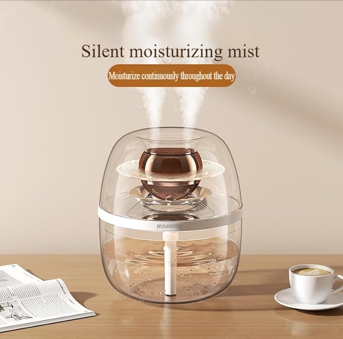 105 oz (3000ml) Essential Oil Aromatherapy Diffuser, Transparent Dual Spray Large Capacity Humidifier with Night Light for Large Rooms, Office, Home, Spa, Yoga, Bedroom, Gym (Green)