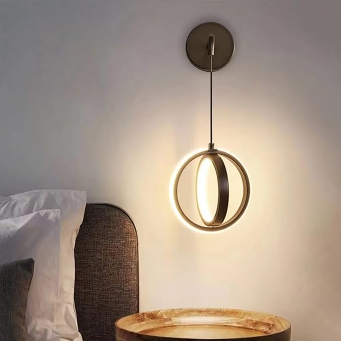 Modern Minimalist LED Wall Lamp Home Indoor Decor Wall Sconce for Living Room Bedroom Bedside Lustres Backgroud Light,Simple