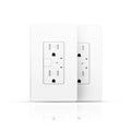 TOPELER 2 Pack Smart Wall Outlet, Electrical in-Wall Outlet with Individually Controlled, 15A Tamper Resistant Receptacle, Work with Google Home & Alexa, 2.4G WiFi Only, ETL & FCC Listed, White