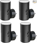 4 Pack Dimmable LED Night Light Plug-in with Dusk to Dawn Sensor, 5000K Daylight, 0-300LM Adjustable Brightness & 180° Rotating Head, Auto On/Off, for Bedroom, Bathroom, Kitchen, Hallway Outlet