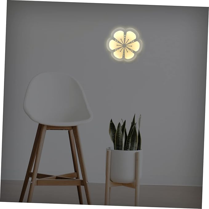 VILLCASE Wall Lamp Led Background Light for Bedroom Cozy Atmosphere Sconce Modern Minimalist Design Easy to Install for Living Room and Nightstand
