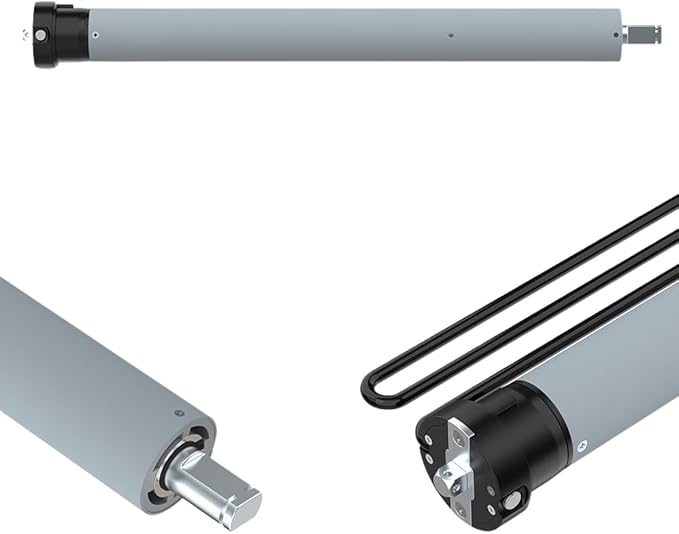 AC120V RS485 Motorized Roller Shade Motor, 45mm Electronic Limit Tubular Motor for Smart Blinds, Awning & Projector Screen, Compatible with Control4 (20 N.m for Φ63mm（2-1/2"") Groove Tube