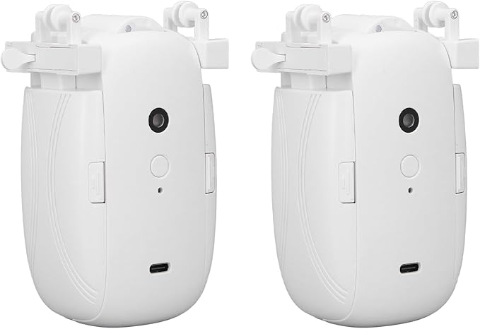 Garosa Smart Curtain Opener, ABS Electric Curtain Assistant with Voice Control, Automatic Motor Set for U Shaped and I Shaped Tracks, Ideal for Home Use