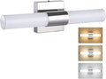 TRLIFE Modern Bathroom Vanity Light, 10W LED, 3 Color Temperature, Dimmable, 18.1inch, Stainless Steel