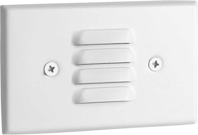 Progress Lighting LED Indoor Louvered Step Light, Indoor, P660003-028-30K, Satin White