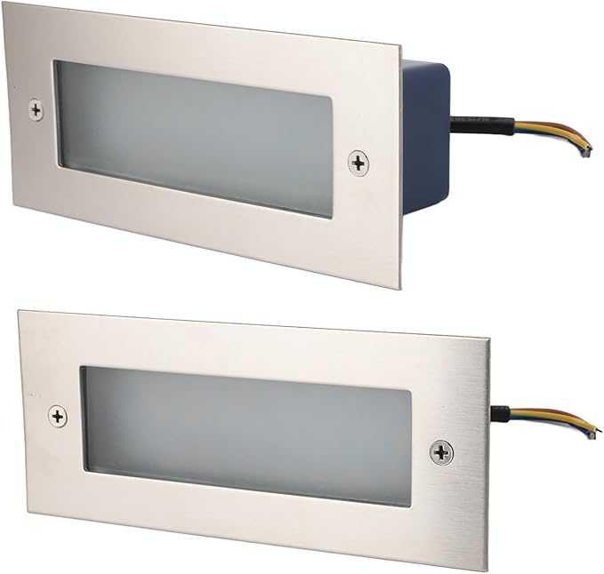 LED Step Light - Indoor Outdoor Aluminum Alloy Waterproof Embedded Stair Wall Light 85 to 265V