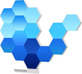 Yescom APP Control Hexagon Lights 11 Pack Table Lamp with 4 Expansion Panels Music Sync Smart WiFi Bedroom Gaming Room Compatible with Alexa & Google