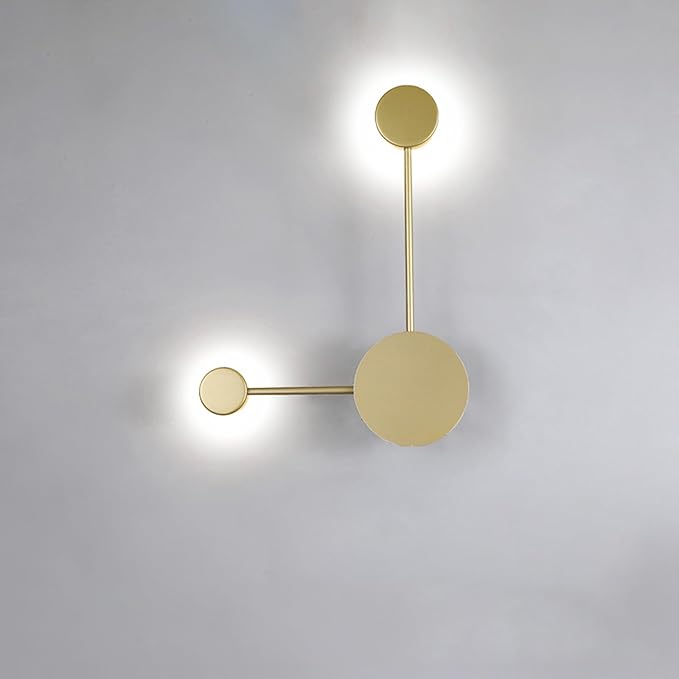Lights LED Modern Indoor Nordic Circle Background Creatively Decorative Acrylic for Living Room Bedroom