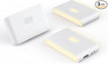 Wyze Lifestyle Rechargeable LED Night Lights with Motion & Dusk-to-Dawn Sensors - Soft White Stair Lights for Bathroom, Hallway, Bedroom - Magnetic Mount, Expandable Link System - 3 Pack