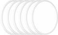 6Pack LED Flush Mount Ceiling Light: 12 inch Super Slim 5000K Dimmable Kitchen Lighting Fixtures Ceiling - 24W White Low Profile Ceiling Lamp for Bedroom Garage Hallway