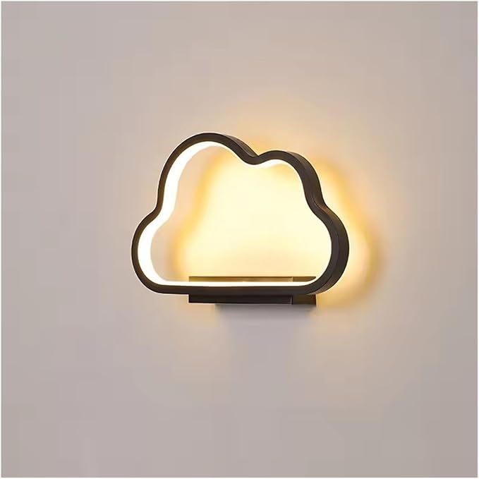 Modern Minimalist LED Wall Lamps Living Room Bedroom Bedside Luster Indoor Black White Aisle Lighting Decor Fixture,Household