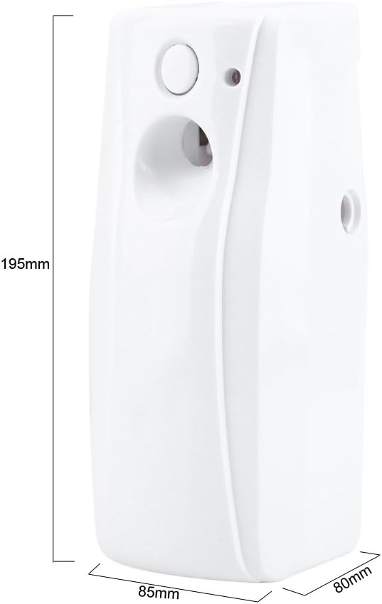 Home Wall Mounted Automatic Sprayer Indoor Automatic Air Freshener with Light Sensor Fragrance Aerosol Sprayer Programmable 7.5/15/ Timer