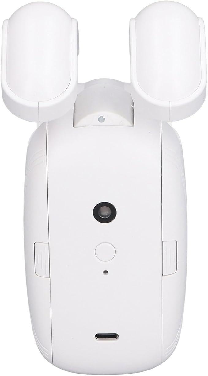 Focket Automatic Curtain Opener, Smart Curtain Motor with WiFi Remote Control Voice Timer Light Sensor for Roman Rod Tracks 13 38mm Quiet Operation 25dB 4000mAh Battery