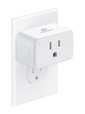 EIGHTREE Smart Plug 15A, WiFi Outlet That Compatible with Alexa & Google Home & SmartThings, No Hub Required, Smart Outlet with Remote Control, Timer & Schedule, 2.4GHz WiFi Only, 1 Pack