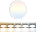 LED Flush Mount Ceiling Light: 7 inch 1Pack Super Slim Dimmable & 5CCT (2700-6500K) Kitchen Lighting Fixtures Ceiling - 12W White Low Profile Ceiling Lamp for Bedroom Garage Hallway