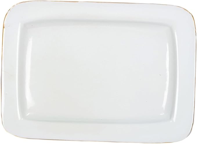 Jaye’s Studio Decorative Trinket Tray, Jewelry Plate, Catchall Dish for Bathroom, Dresser, Nightstand, Entryway, Blue and Pink, Chinoiserie Dish, Gold Tray, Daphne Laney Collection