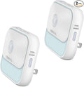 ZISUYU Motion Sensor Night Light Plug in with 3 Modes,Dual Colors,Dimmable,UL-Certified,Dusk to Dawn Sensor Nightlight Plug into Wall Ideal for Home Bathroom Kitchen Hallway Stair Toilet 2 Pack