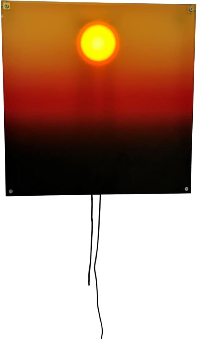 Mindfulness Wall Lamp Features Manual Sunrises Sunset Hanging Light for Serenes Home Atmospheres Sun Motion Living Room Lamp