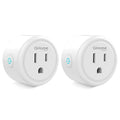 GHome Smart Plug Mini, WiFi Smart Outlet Plug Works with Alexa and Google Home, Timer Outlet with APP Control, Smart Plugs Only Supports 2.4GHz Network, No Hub Required, ETL FCC Listed, White