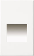 3W LED Vertical Step Lights, White Finish, 120V Dimmable LED Stair Lights Indoor and Outdoor, 125 Lumens, CRI 90+, IP-65 IC Rated, ETL Listed, Super White 5000k