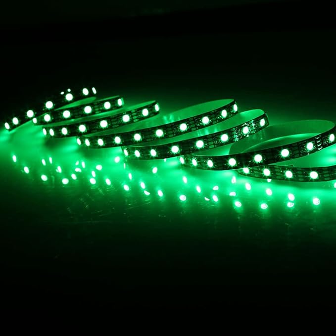 ausuky 5V 5050 RGB LED Strip Light Bar TV Background Lighting Kit + USB Remote Control (Cool Black Board,10ft (3M))