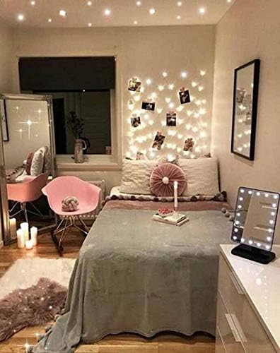 PERFECTDAY String Lights, 200 LED 66 FT Copper Fairy String Lights Warm White Waterproof USB Powered String Light for Indoor Outdoor Party Decoration