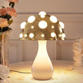 Juodke Omushroom Desk Lamp, LED 3 Colors Dimmable Mushroom Cloud Decor Lamp, Aesthetic Room Decor Ambient Glowshroom Lamp, for Bedroom, Living Room, Office (Bulb Included) (Gold)