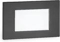 WAC Landscape Lighting, LED 12V Diffused Indoor or Outdoor Step and Wall Light Amber 1800K Built-in LED in Black