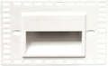 WAC Landscape Lighting, LEDme 120V LED Horizontal Invisible Trim Step and Wall Light 3000K Warm White Built-in LED in White