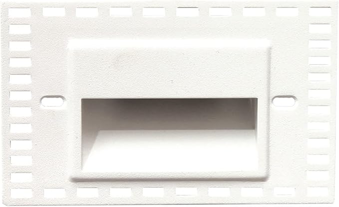 WAC Landscape Lighting, LEDme 120V LED Horizontal Invisible Trim Step and Wall Light 3000K Warm White Built-in LED in White