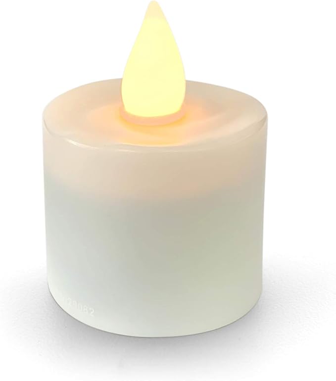 Hollowick® Platinum+™ Flameless Rechargeable Set: (12) Candlelight LED Candles, (1) Charging Tray, (1) Power Supply
