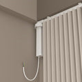 RS485 Motorized Curtain Track for Ripple Fold Curtains, 1.8N Automatic Curtain Opener System, Heavy Duty Electric Curtains with Remote for Smart Home (5.0 meters (196.8 inches))