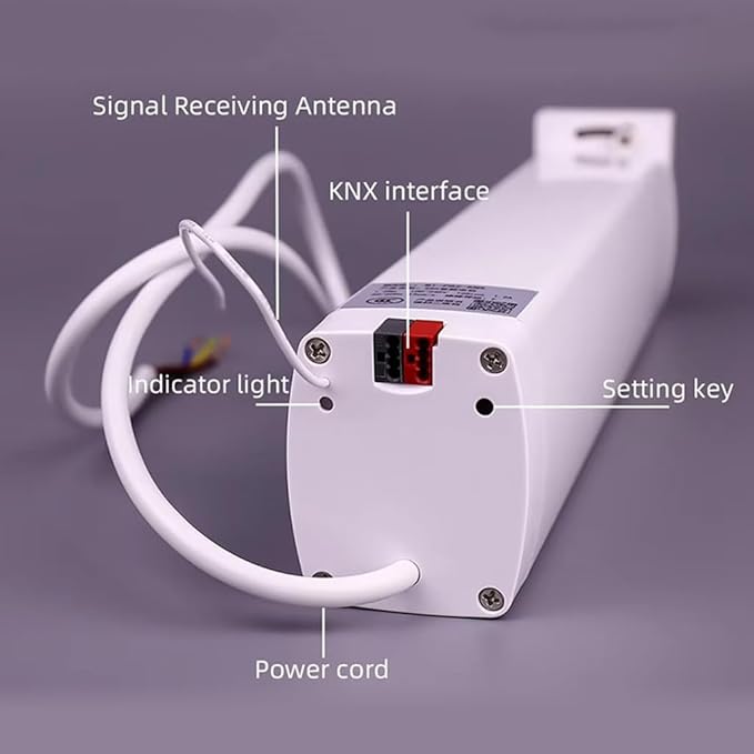 KNX Automatic Curtain Opener, 2.0N Electric Curtains with Remote, 1.3mm Thickened Motorized Curtain Track, Silent Smart Curtains for Ceiling Mount, SX-5810-KNX (7 meters (275.6 inches))