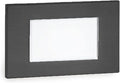 WAC Landscape Lighting, LED 12V Diffused Indoor or Outdoor Step and Wall Light 3000K Warm Built-in LED in Black