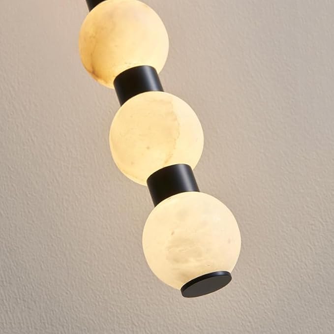 Pendant Lights, Modern Home Decor led Lights Pendant Light Lamps forstaircase Chandeliers for Living Room Hanging Indoor Lighting(Gold 6 Head,RC Remote dimming)
