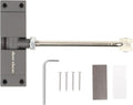 Automatic Door Closer, Safety Spring Door Closer Adjustable Self Closing Door Hinge Zinc Alloy Door Closers for Home, Up to 150Lb can be Pushed (Gray)