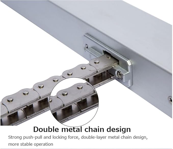 Automatic Window Opener,Electric Chain Window Opener Actuator with Wall Switch and Remote Control,Motorized Window Vent Opener and Closers(400mm)